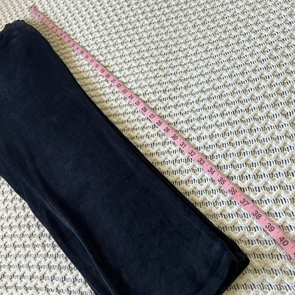 JUICY COUTURE 90s Y2K Inspired Velour Lounge Sleep Set Black | S - Picture 9 of 11